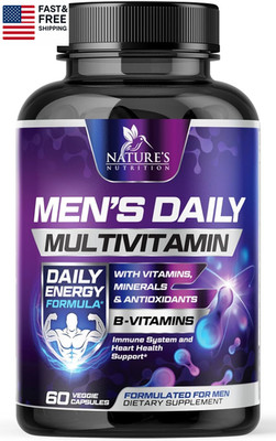 Multivitamin for Men - Advanced Supplement with Full-Spectrum Formula, Essentia
