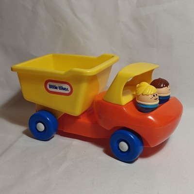 Little Tikes Toddle Tots Dump Truck Vehicle with 2 Figures Vintage Toy