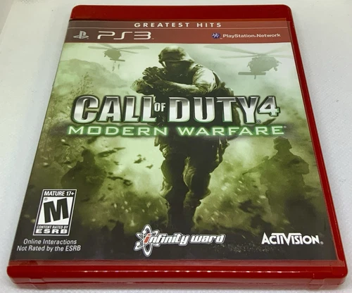 LOT 2 Call of Duty 4 Modern Warfare Sony PS3 AND Red Dead Redemption Sony PS3