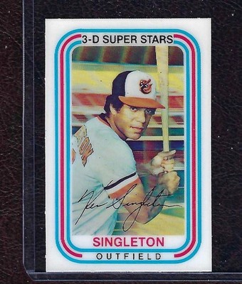 1976 Kellogg s Baseball Card #12 Ken Singleton, Baltimore Orioles, NM-MT!