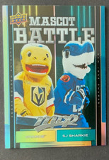 2025-26 Upper Deck MVP #MB-10 Chance / S.J. Sharkie Mascot Battle Hockey Card