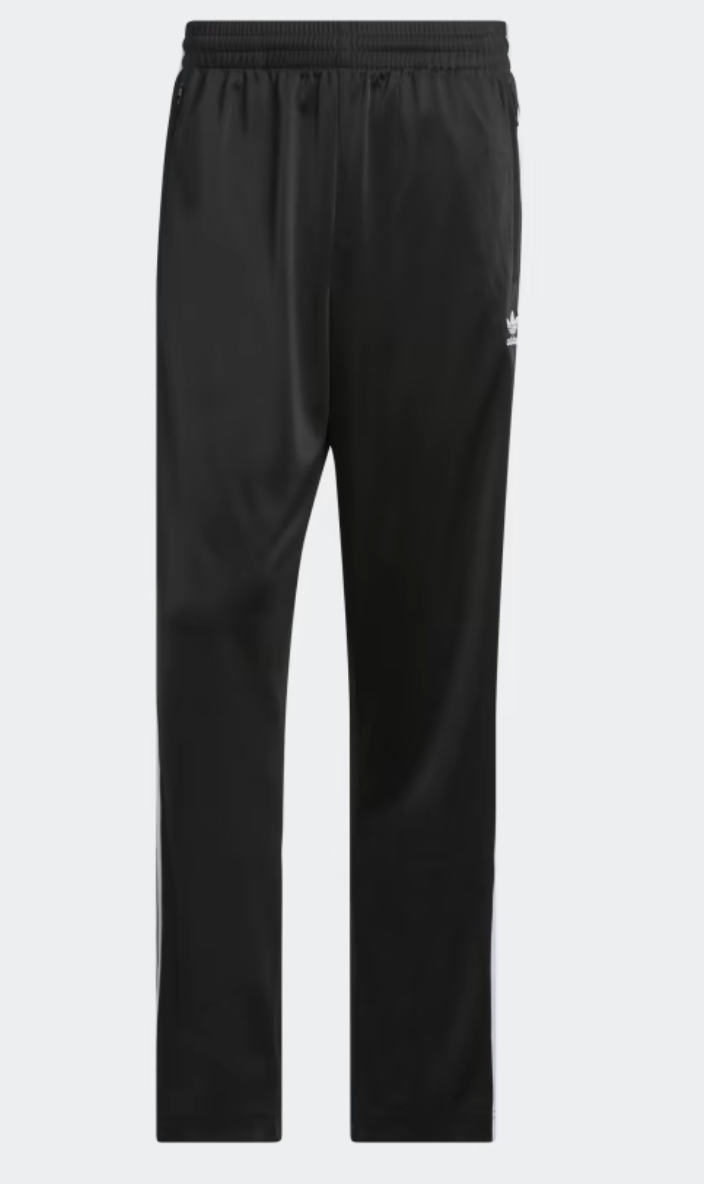 Adidas Firebird Trackpants Mens Black/White Stripe - IJ7055 | eBay