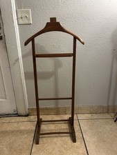 VINTAGE MID-CENTURY SUIT CLOTHES VALET STAND