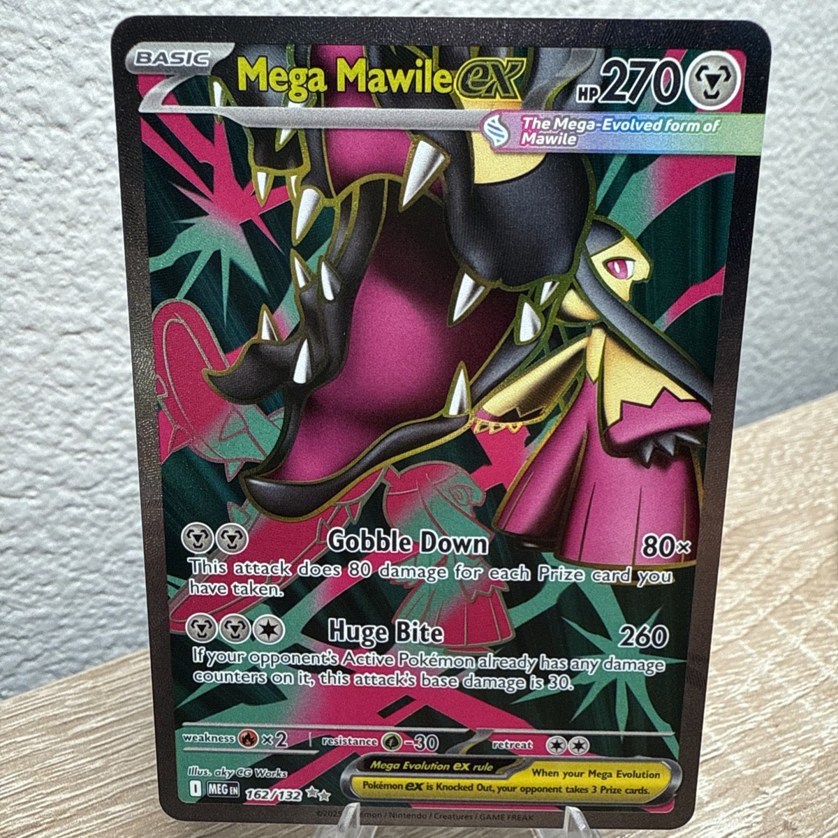 Mega Mawile ex 162/132 Me01: Mega Evolution Holo | eBay