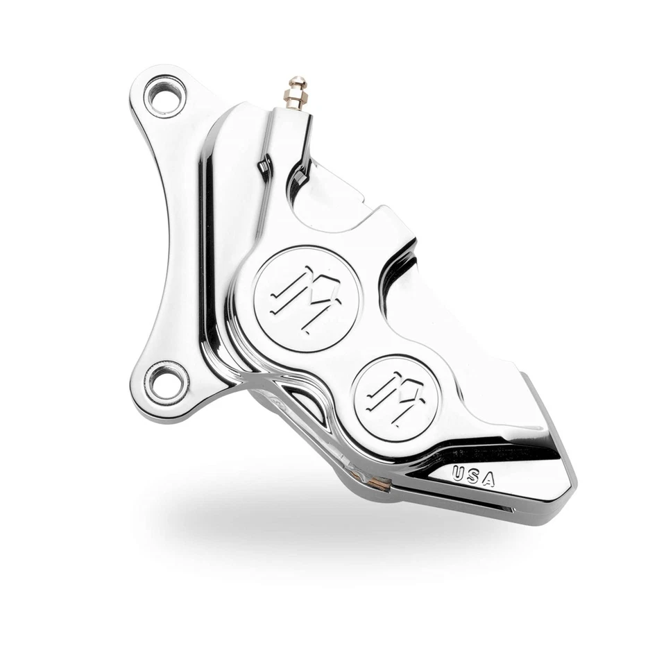 Caliper - Front Left for Harley-Davidson '84-99 - Chrome 0053-2915-CH - Image 2 of 4