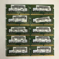 LOT OF 10 - Samsung 8Gb 1Rx8 DDR4 PC4-2400T Sodimm Memory Ram M471A1K43CB1-CRC