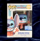 Funko Pop! Disney Lilo & Stitch 1701 Devilish Stitch Funko Exclusive + Protector