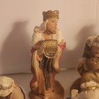 Vintage Resin Nativity Scene Hand Painted 6 Pieces — photo 5