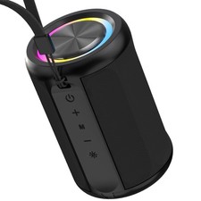 Portable Bluetooth Speaker with AUX/TF-Card Input, Wireless BT 5.4, RGB Light...