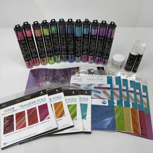 iCraft Deco Foil N Fancy Foils With Tacky When Dry Glue Medium