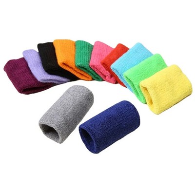 1pc Wristbands Sport Sweatband Hand Band Sweat Wrist Support Brace Wraps Guards 
