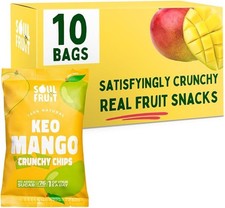Soul Fruit Freeze Dried Mango Crisps 20g-10 Pack
