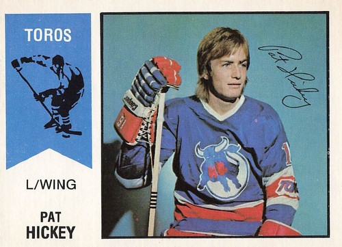 Pat Hickey #24 1974 O-Pee-Chee WHA card