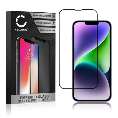  Displayschutzglas Apple iPhone 14 Plus 3D Case-friendly Full Glue schwarz