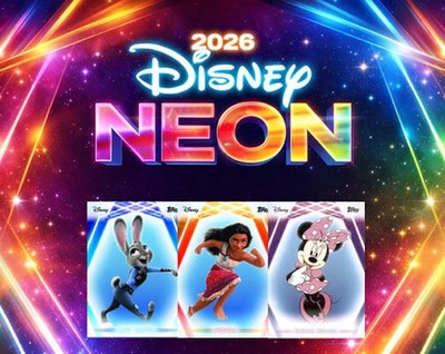 2026 Topps Neon Disney Base Cards - Complete Your Set