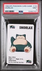 1998 KFC POKEMON CARD GAME #143 SNORLAX PSA 9