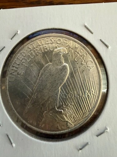 1922 peace silver dollar AU