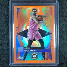 2024-25 Topps Chrome NBL JONAH BOLDEN Base Orange 22/25 #54