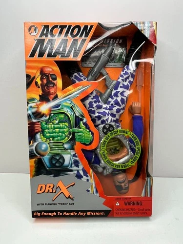 HASBRO ACTION MAN 1996 12" ACTION FIGURE DR. X NEW IN SEALED BOX