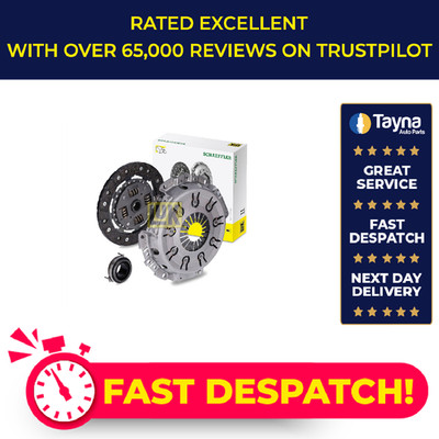 Clutch Kit 3pc (Cover+Plate+Releaser) fits MITSUBISHI LANCER Mk7 1.6 03 to 13