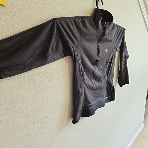 Mountain Hardwear Women's Jacket Size M Gore Windstopper Black 1/2 Zip Jacket - Picture 6 of 7