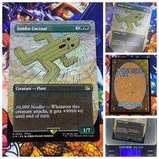 MTG Jumbo Cactuar 🇬🇧 🟡 NM Magic TCG Final Fantasy: Extras 2023 OG Finisher