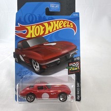 Hot Wheels 1964 Chevrolet Corvette Sting Ray HW Race Day Red Car Diecast 10/250