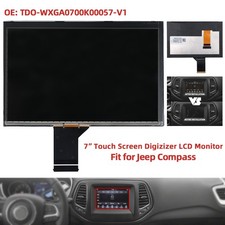 7" LCD Display Touch Screen For 2017-2020 Jeep Compass Radio Navigation Replace