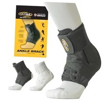 Ultra 360 Lace-Up Ankle Brace Featuring Adjustable Support with Small Black