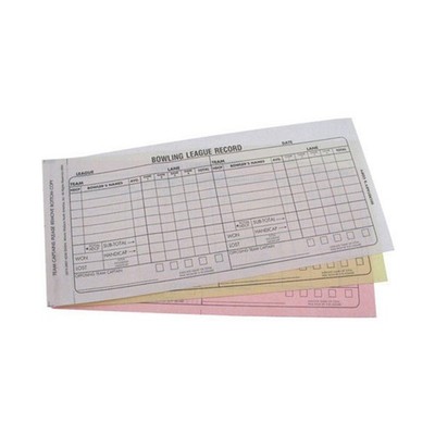 Bowlerstore Products Bowling Team Score Book- Carbonless 3 Part Recap Sheets