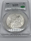 1899 Morgan Silver Dollar AU-58 CACG ⭐ CAC Green Holder