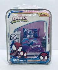 Toddler Disney Ghost Spider Bed Set 4pc, Marvel Spidey and His Amazing Friends