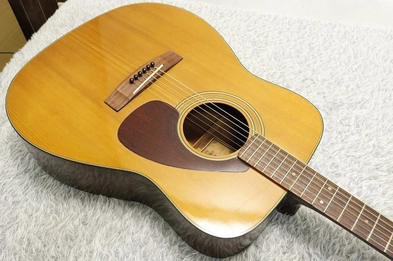 1970's made Vintage Acoustic Guitar Yamaha FG-160 GREEN Label Made in Japan - Image 2 of 4