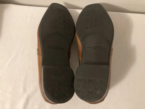 Perforated Loafers Cognac Leather 