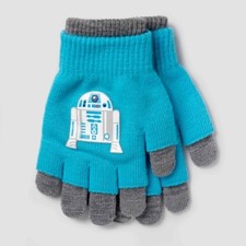 Kids Star Wars Gloves - Blue/Gray One Size