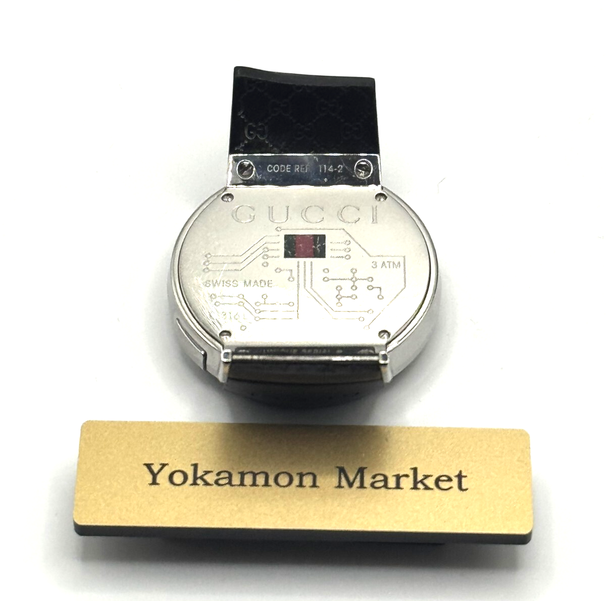 GUCCI　アイグッチ　I-GUCCI　デジタル　アナログ　腕時計 114-2 Gucci I-Gucci 114 Digital Watch