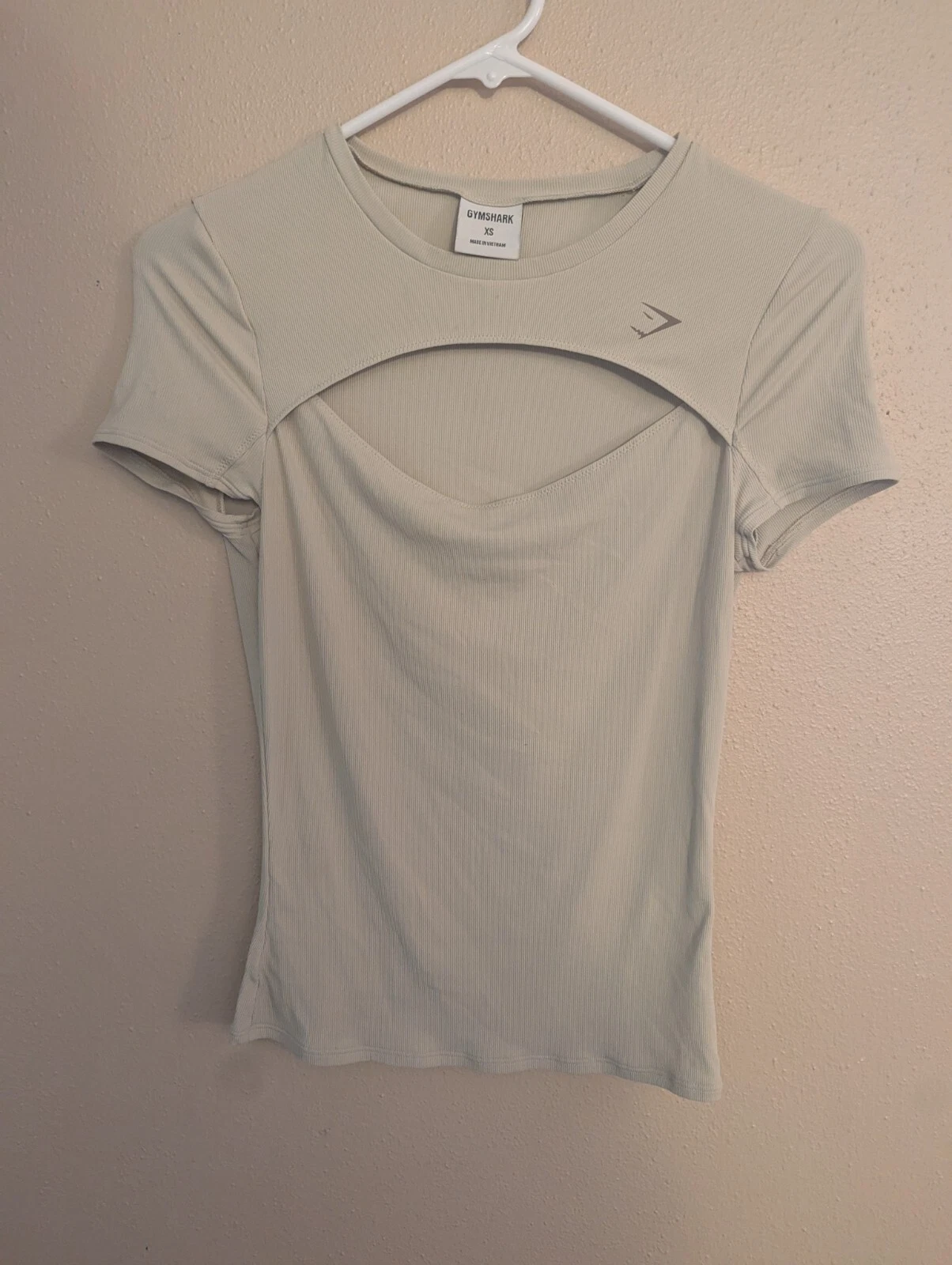 gymshark elevate oatmeal short sleeve shirt