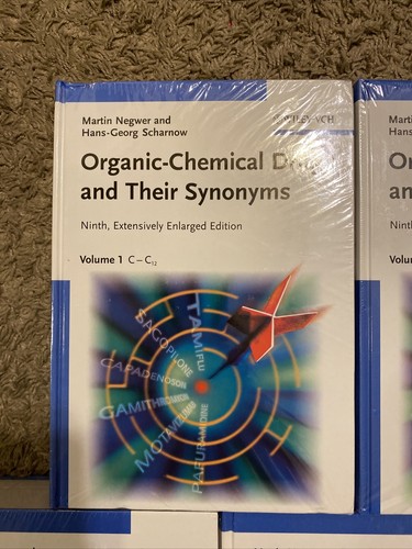 NEW Organic-Chemical Drugs And Their Synonyms 9th Edition Complete 7 Volume Set - Picture 3 of 10