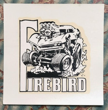 Vintage Ed ROTH Decal FIREBIRD 1969 1968 Original Pontiac Gasser Hot Rod NHRA gm