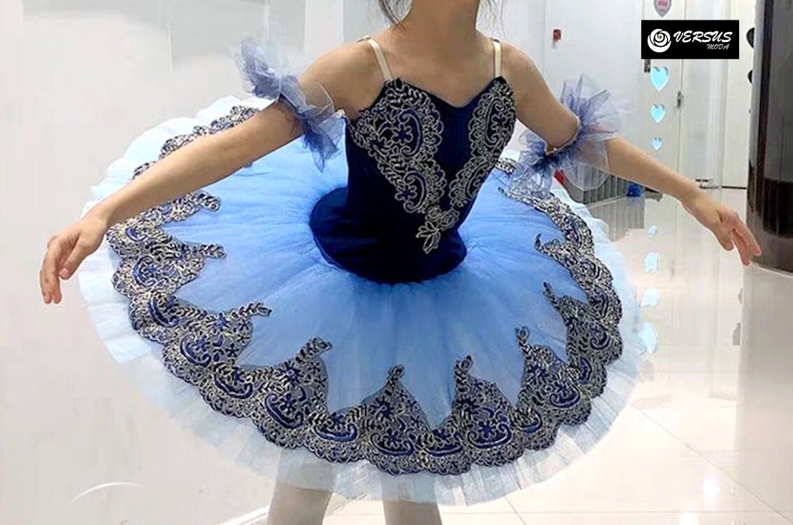 Vestito Tutù Saggio Danza Bambina Donna Woman Girl Ballet Tutu Dress DANC193