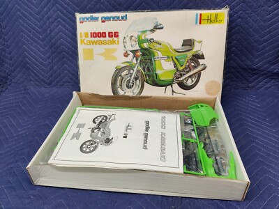 Heller KAWASAKI 1000 GODIER GENOUD 1/8 Model Kit Vintage | eBay