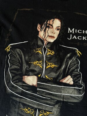 Vintage Michael Jackson 1992 Dangerous Tour Merch Tee Triumph | eBay