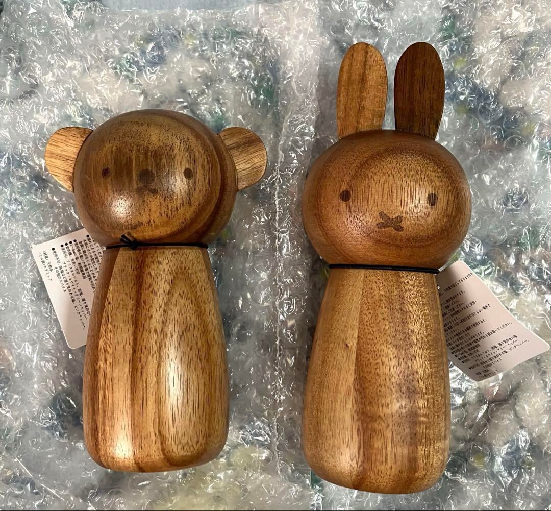 studio CLIP × miffy Studio Clip Collaboration Pepper Mill Miffy ＆ Boris Set of