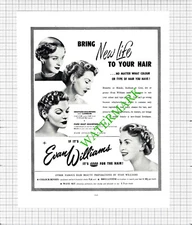 Evan Williams Hair ADVERT   - 1956 Cutting