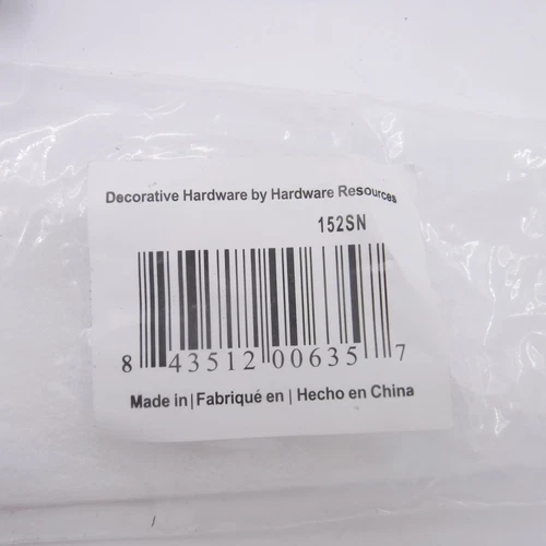6 Pack Jeffrey Alexander 152SN Key West 3-3/4" C/C Cabinet Pulls Satin Nickel - Picture 3 of 3