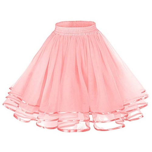 Retro Vintage 50s Tutu Petticoat Crinoline Ladies Rockabilly Tulle Underskirts - Picture 6 of 31
