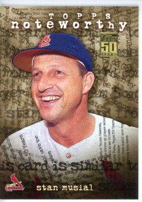 2001 Topps Noteworthy #TN38 STAN MUSIAL Cardinals