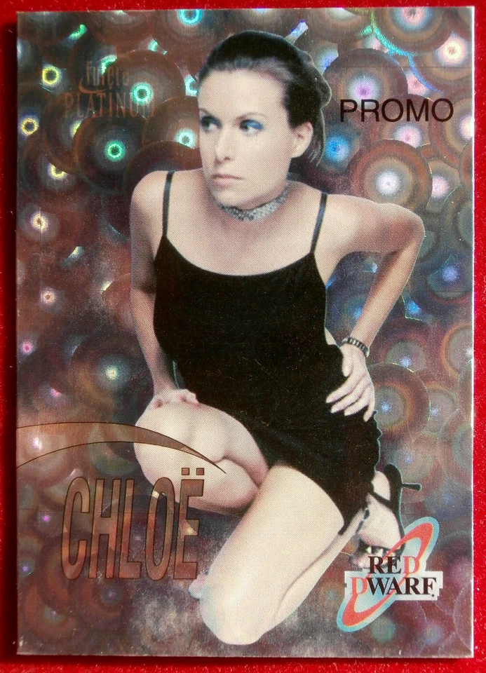 RED DWARF - VINTAGE Gold Foil PROMO CARD - CHLOE ANNETT (KOCHANSKI) FUTERA 2002 - Image 2 of 3