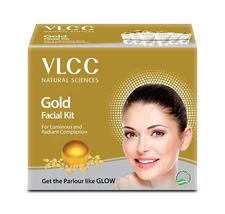 VLCC Gold Facial Kit Natural Sciences for Luminous and Radiant Complexion 60g