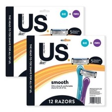 BIC Us. 5-Blade Lubricated Unisex Disposable ...